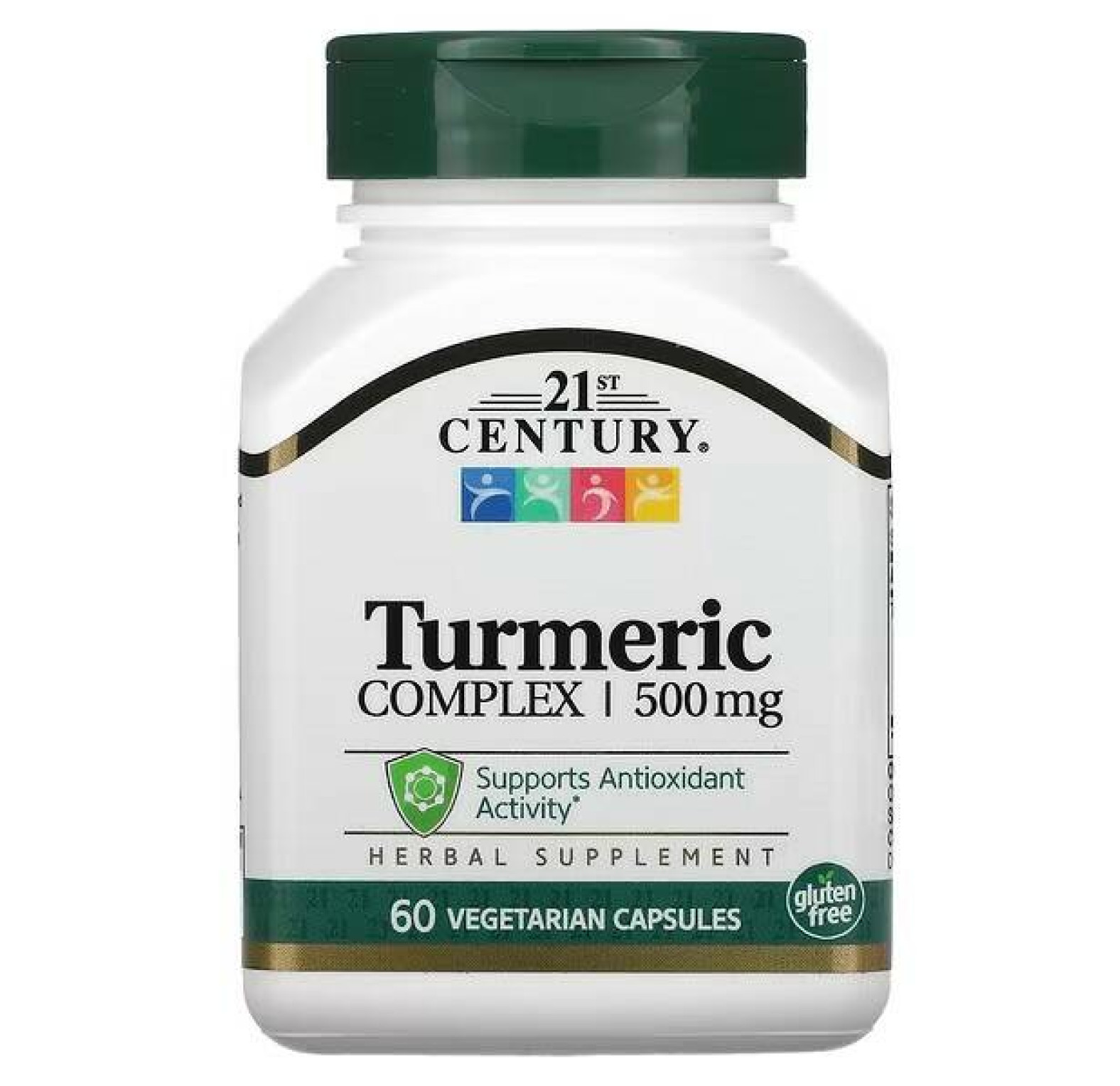 21st Century, Комплекс с куркумой, 500 мг, 60 вегетарианских капсул