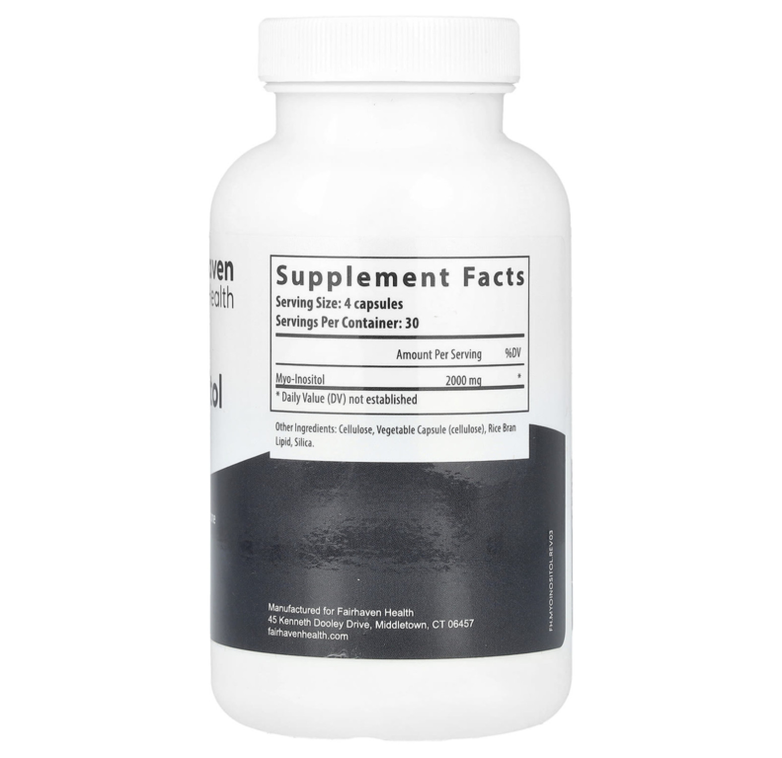 Fairhaven Health, мио-Инозитол, для женщин и мужчин, 120 капсул