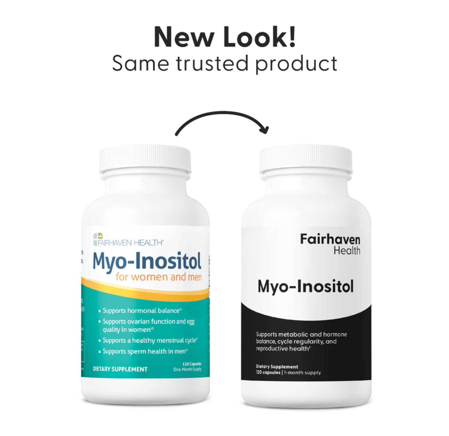 Fairhaven Health, мио-Инозитол, для женщин и мужчин, 120 капсул