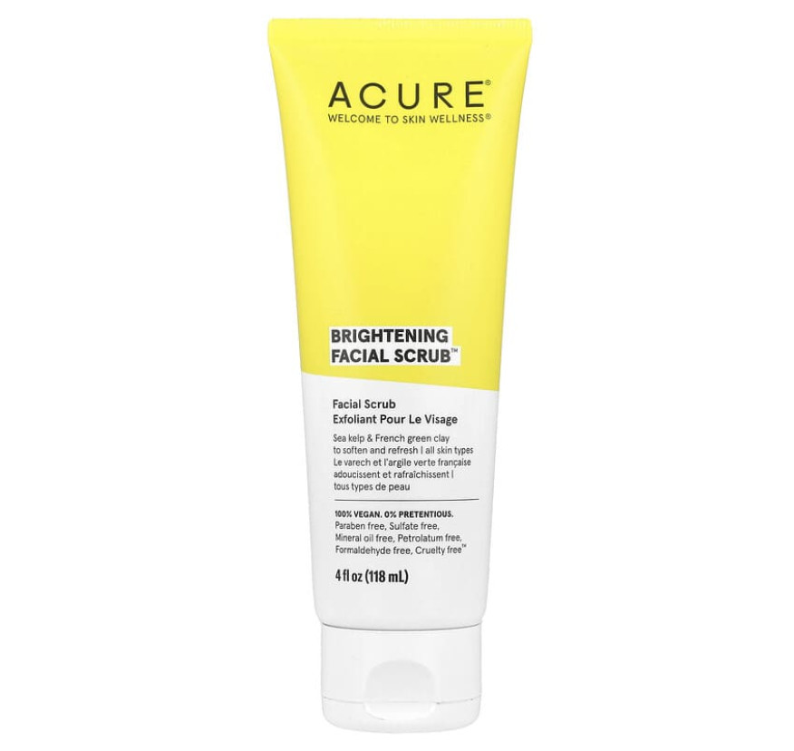 ACURE, Brightening Facial Scrub™, осветляющий скраб для лица, 118 мл