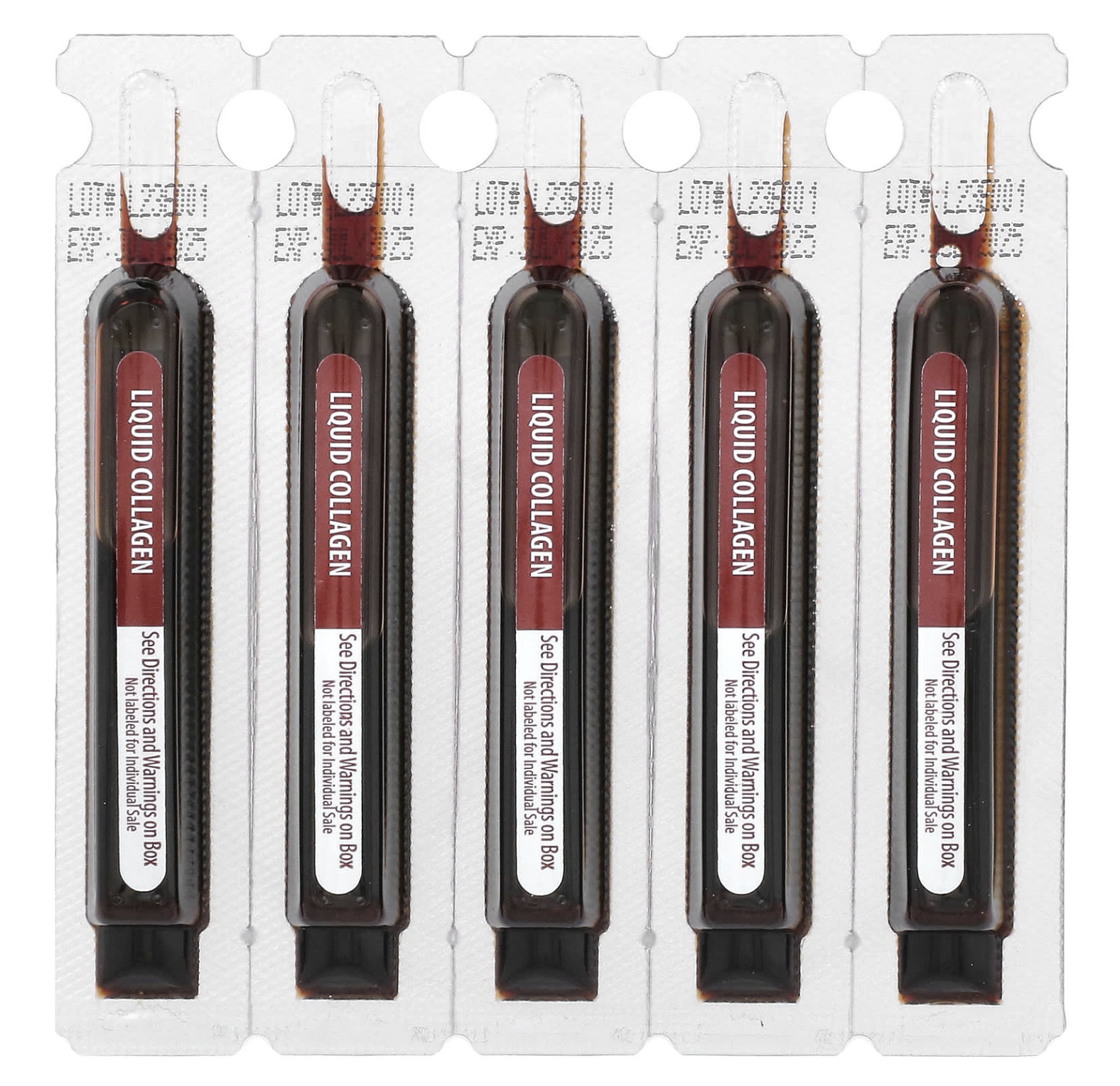 Applied Nutrition, жидкий коллаген, восстановление кожи, со вкусом тропической клубники и киви, 10 пробирок с жидкостью