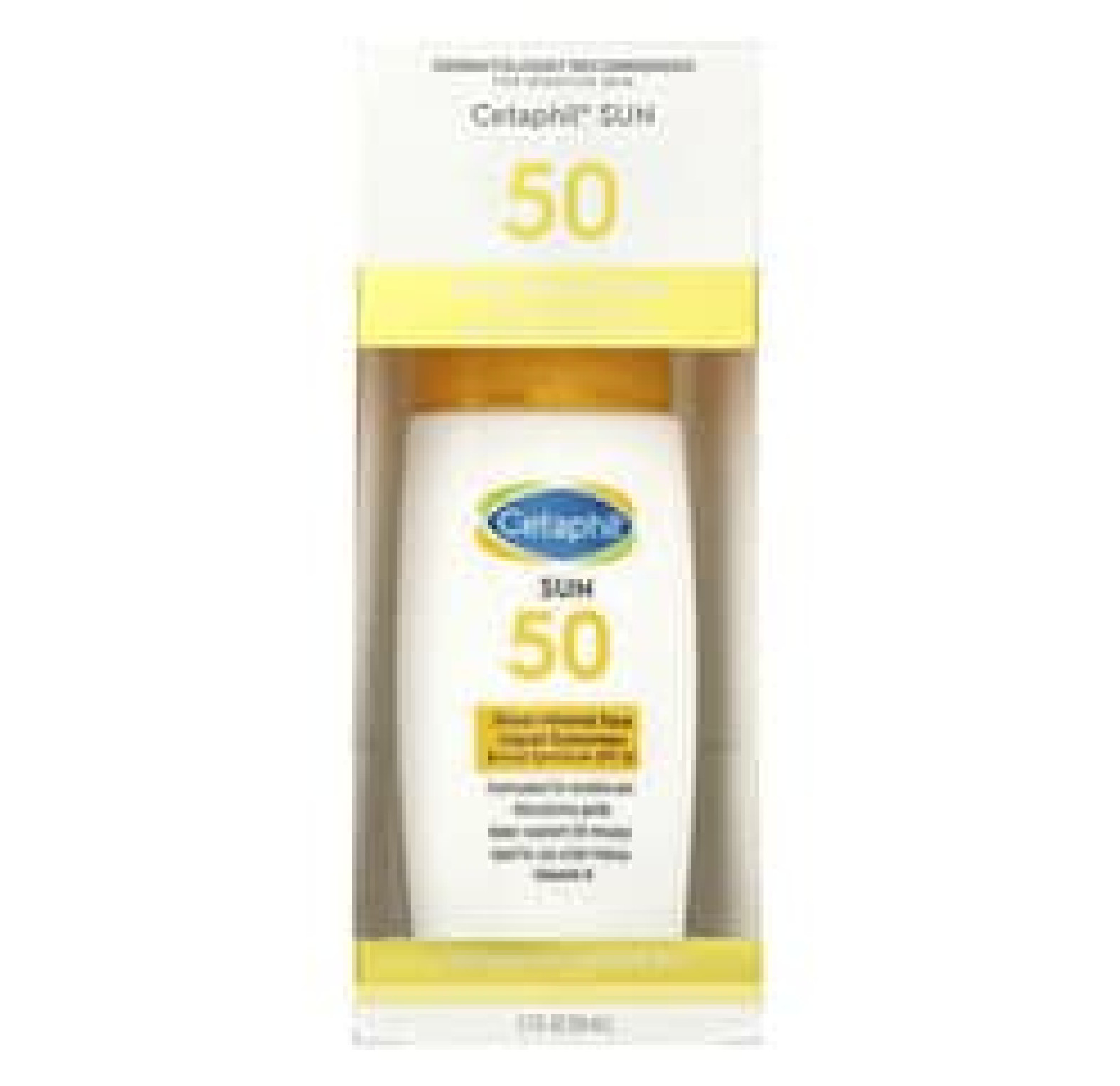 Cetaphil, Чистое минеральное жидкое солнцезащитное средство для лица, SPF 50, 50 мл