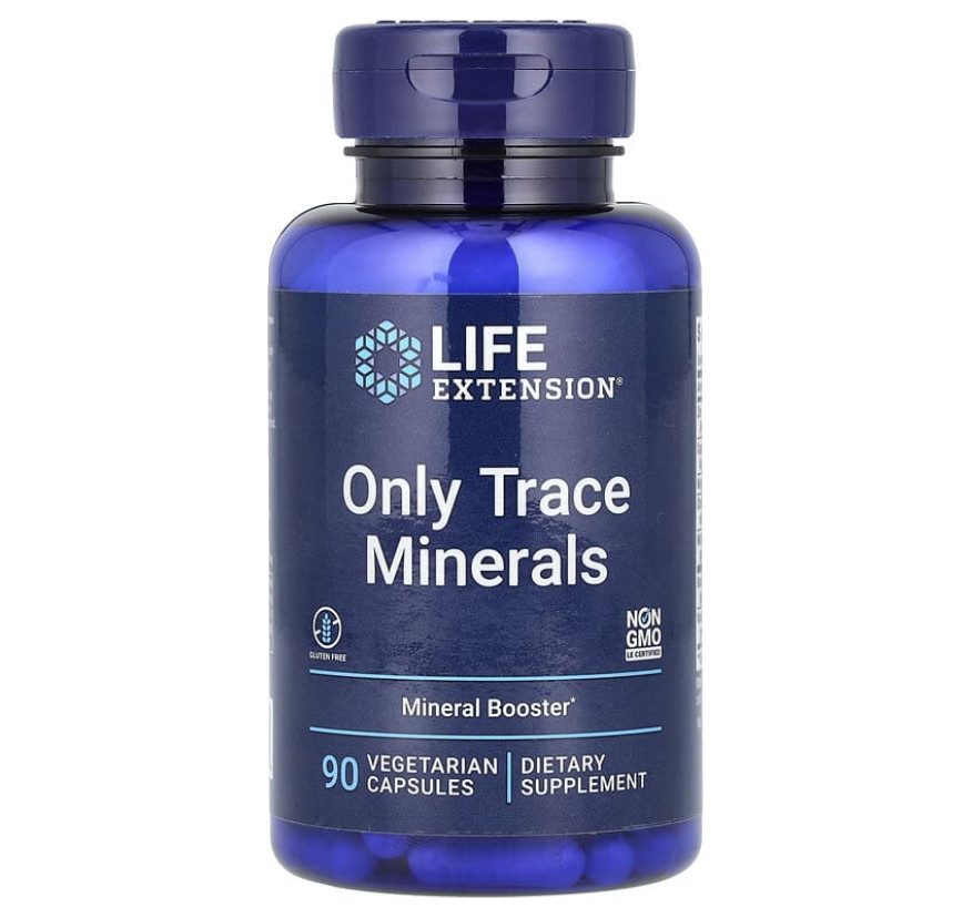 Life Extension, Только микроэлементы, 90 вегетарианских капсул