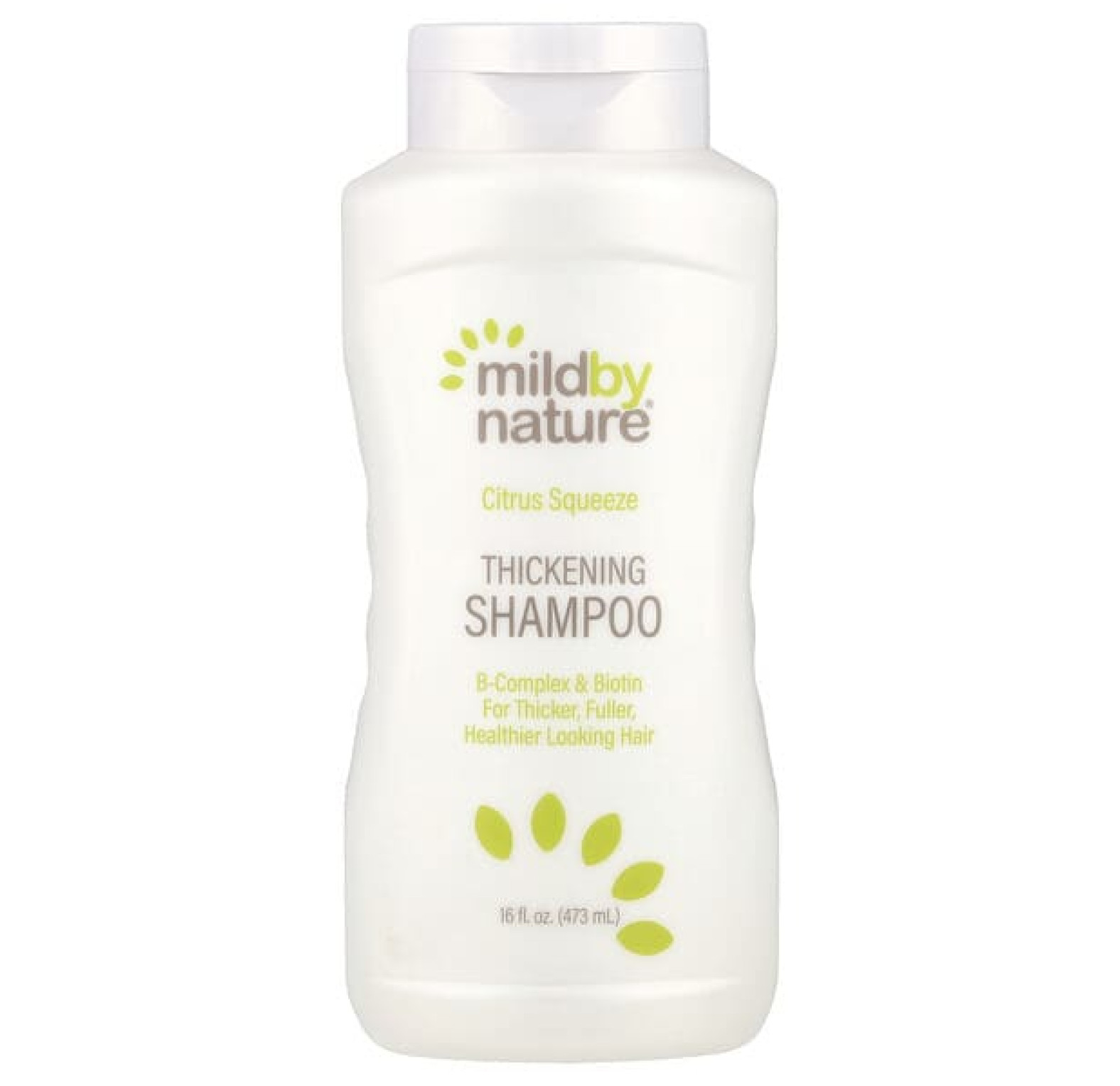 Mild By Nature, шампунь для густоты волос, комплекс витаминов группы B и биотин, с цитрусовым ароматом, 473 мл)
