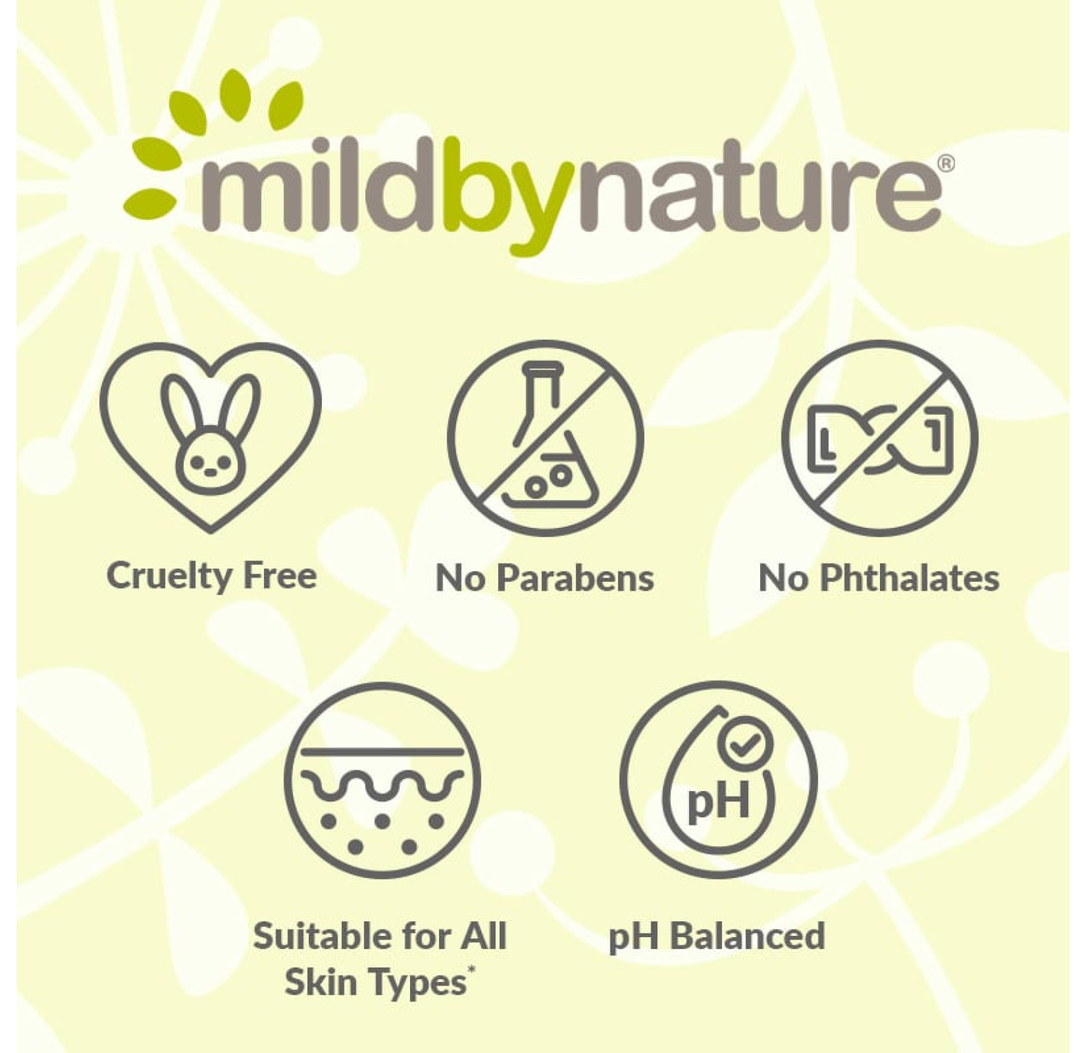 Mild By Nature, шампунь для густоты волос, комплекс витаминов группы B и биотин, с цитрусовым ароматом, 473 мл)