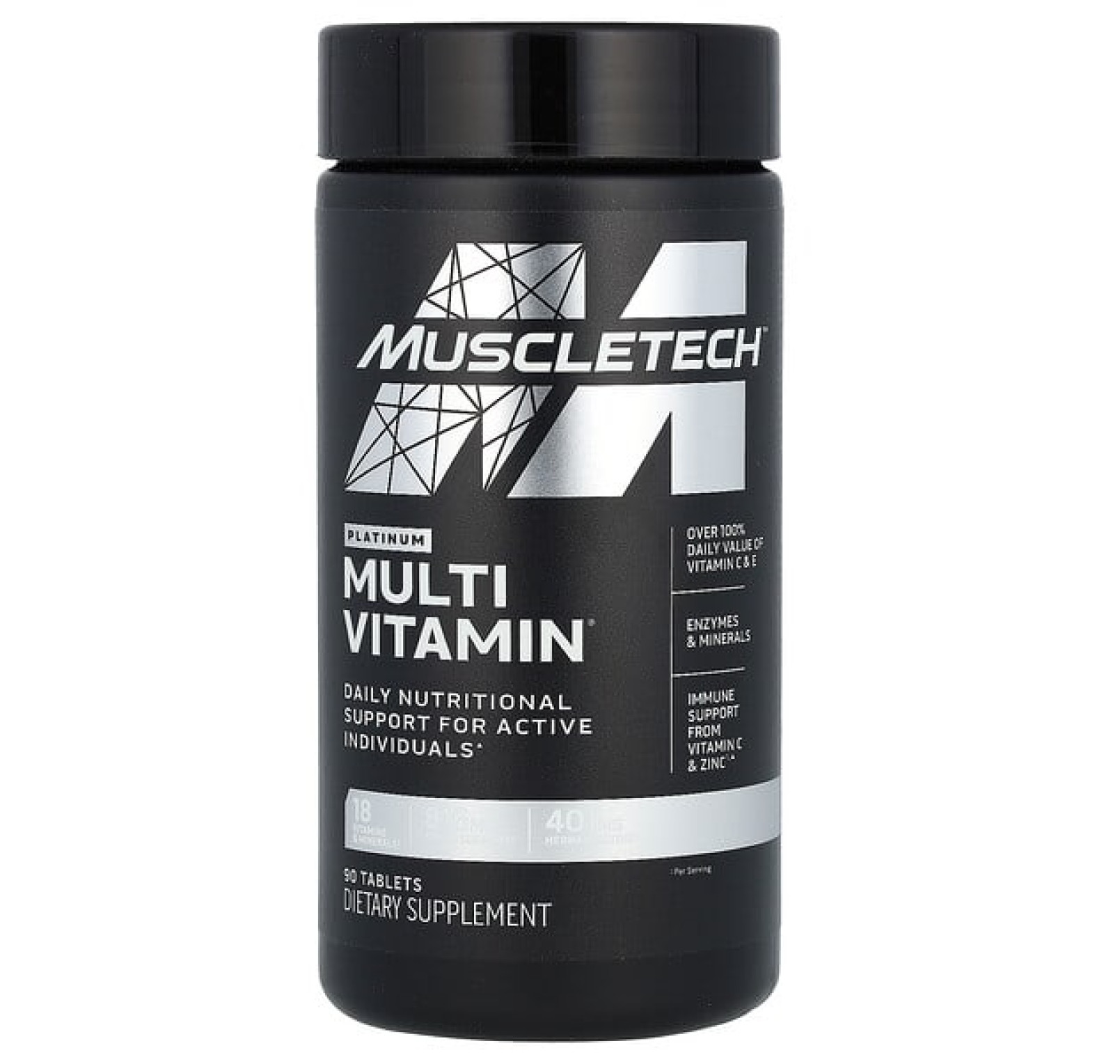 MuscleTech, Platinum Multivitamin, мультивитамины, 90 таблеток
