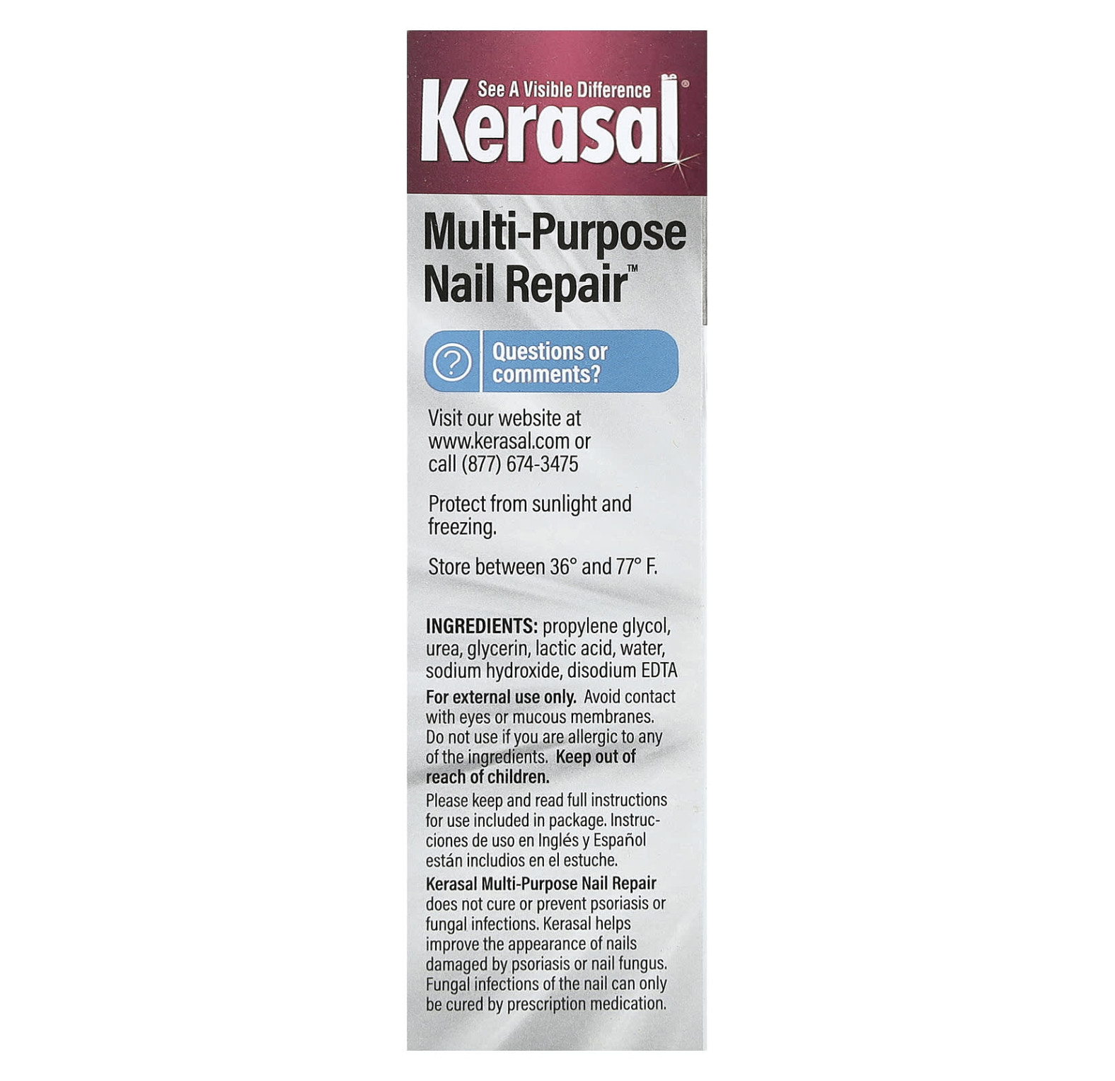 Kerasal, Multi-Purpose Nail Repair™, средство для восстановления ногтей, 13 мл