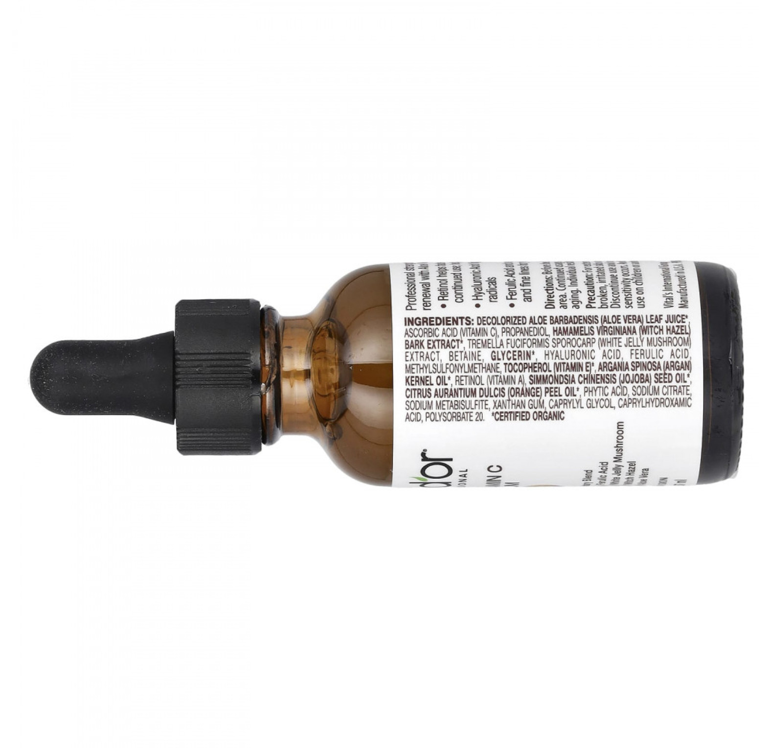 Pura D'or, профессиональная сыворотка с 20% витамином C, 29,57 мл