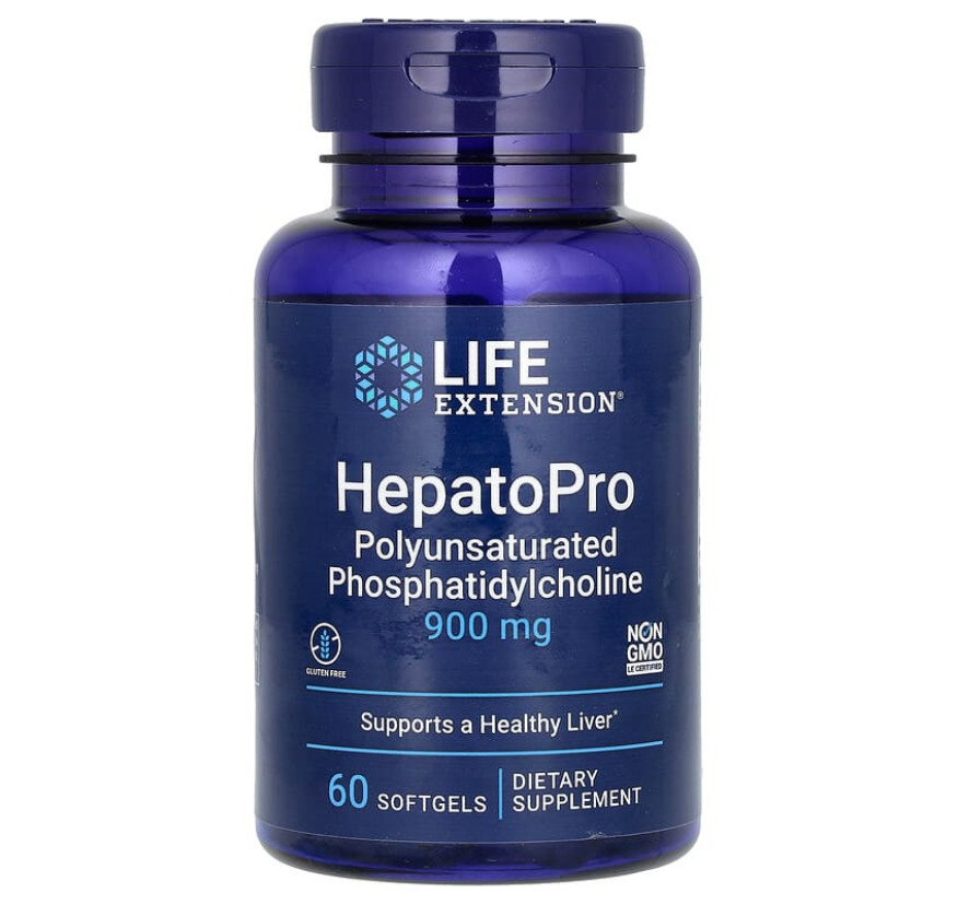 Life Extension, HepatoPro, 900 мг, 60 мягких таблеток