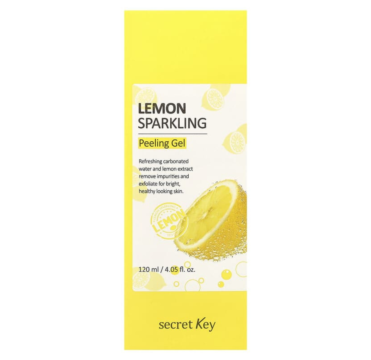 Secret Key, Лимонный игристый гель для пилинга, (120 мл)