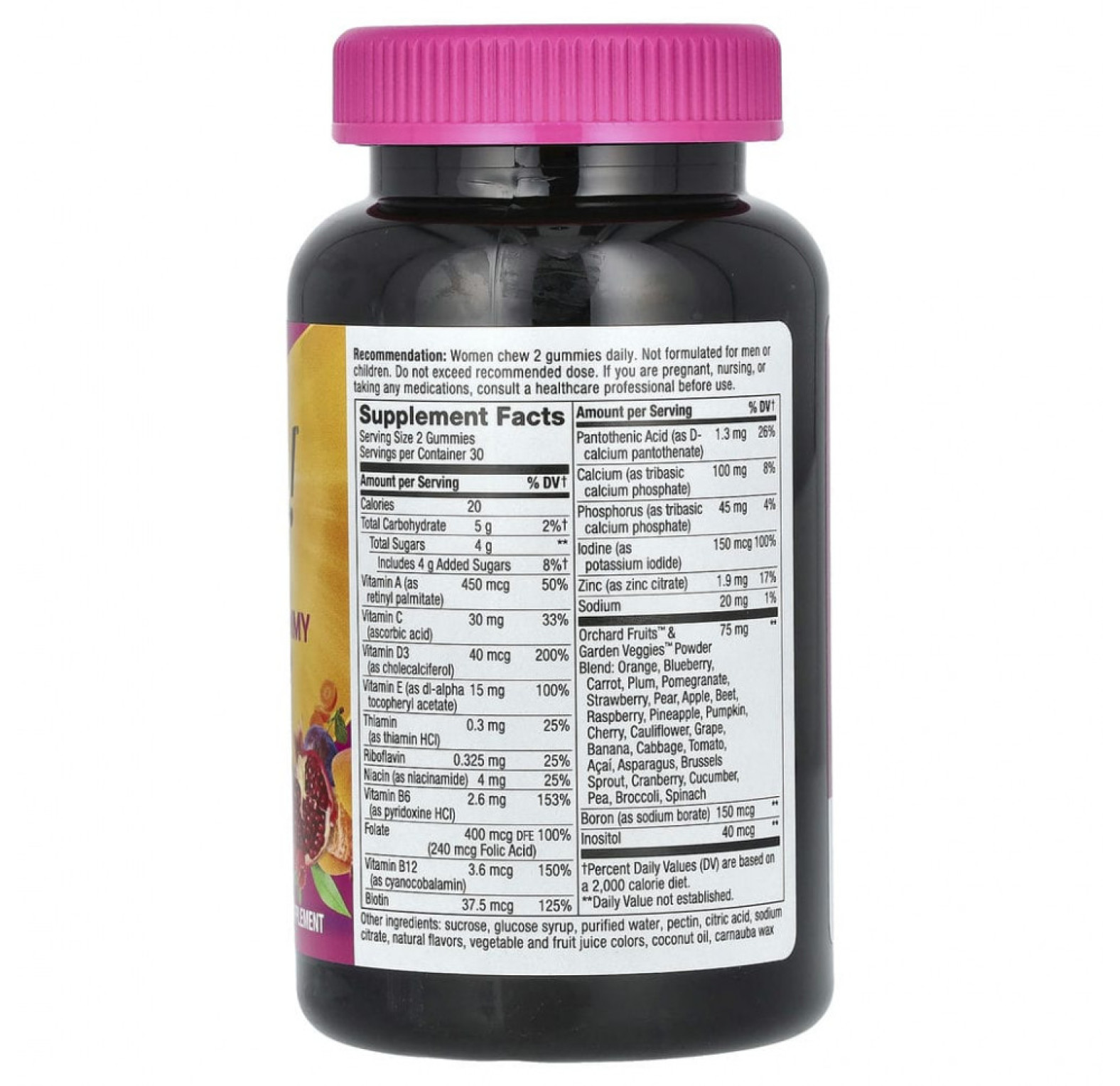 Nature's Way, Alive! полноценный мультивитаминный комплекс для женщин, ягодный вкус, 60 жевательных таблеток