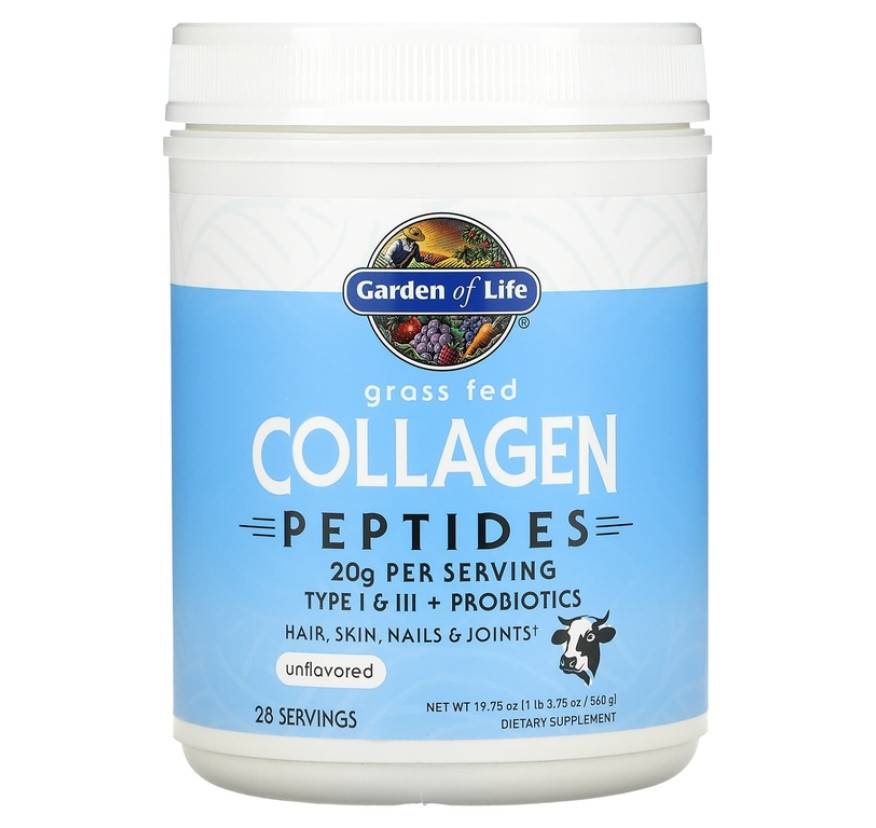 Garden of Life, Пептиды из коллагена из мяса животных травяного откорма, без ароматизаторов, 560 г