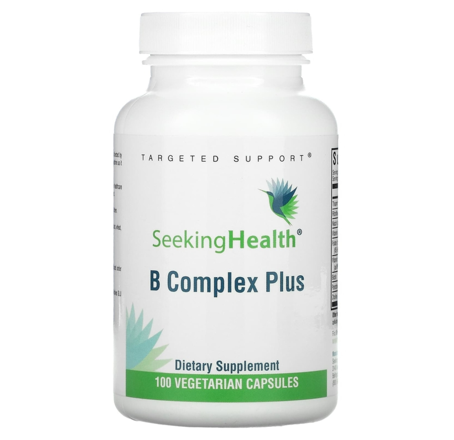 Seeking Health, Комплекс витаминов группы B плюс, 100 вегетарианских капсул