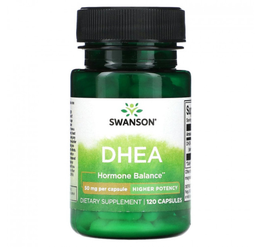 Swanson, ДГЭА, 50 мг, 120 капсул