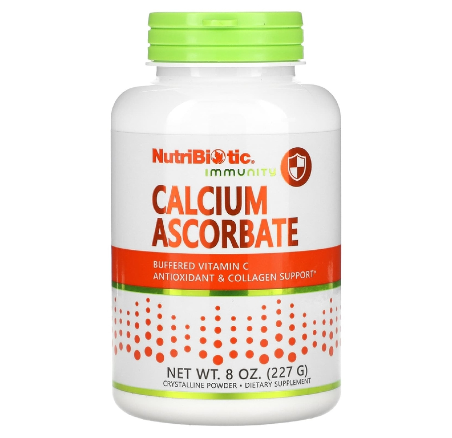 NutriBiotic, Immunity, аскорбат кальция, 227 г