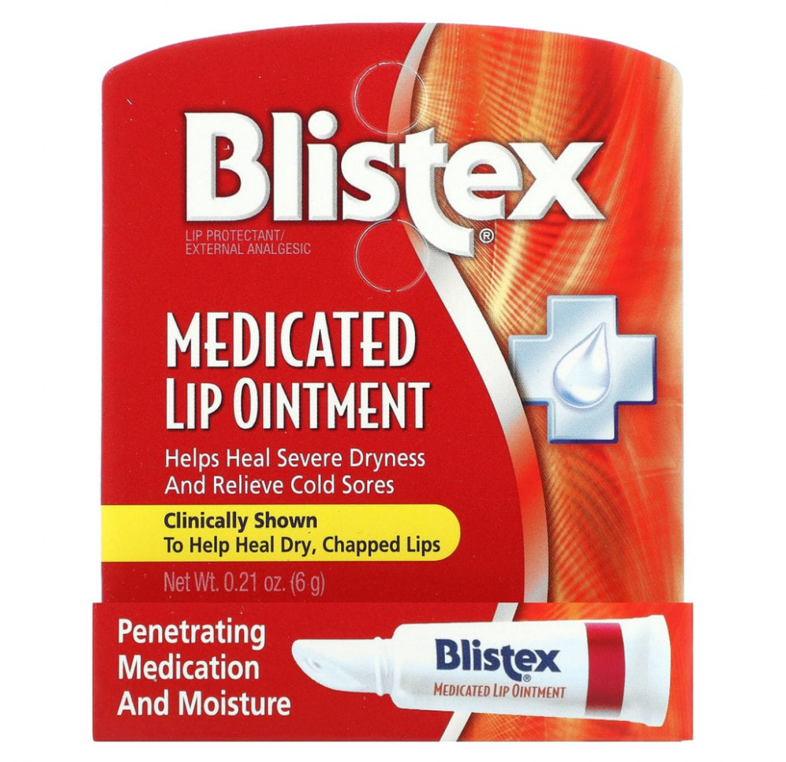 Blistex, заживляющая мазь для губ, 6 г