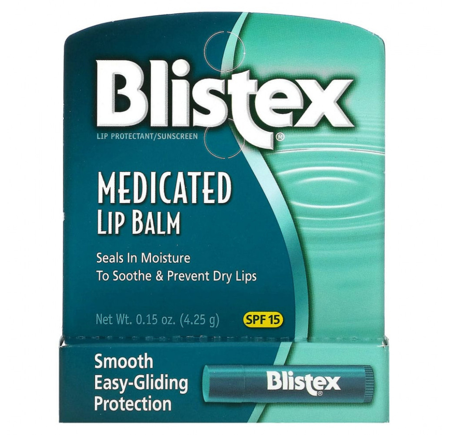 Blistex, заживляющий бальзам, защита губ с солнцезащитным фильтром, SPF 15, классический, набор,  2 шт по 4,25 г