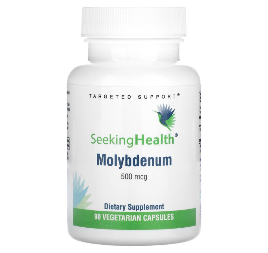 Seeking Health, Молибден, 500 мкг, 90 вегетарианских капсул