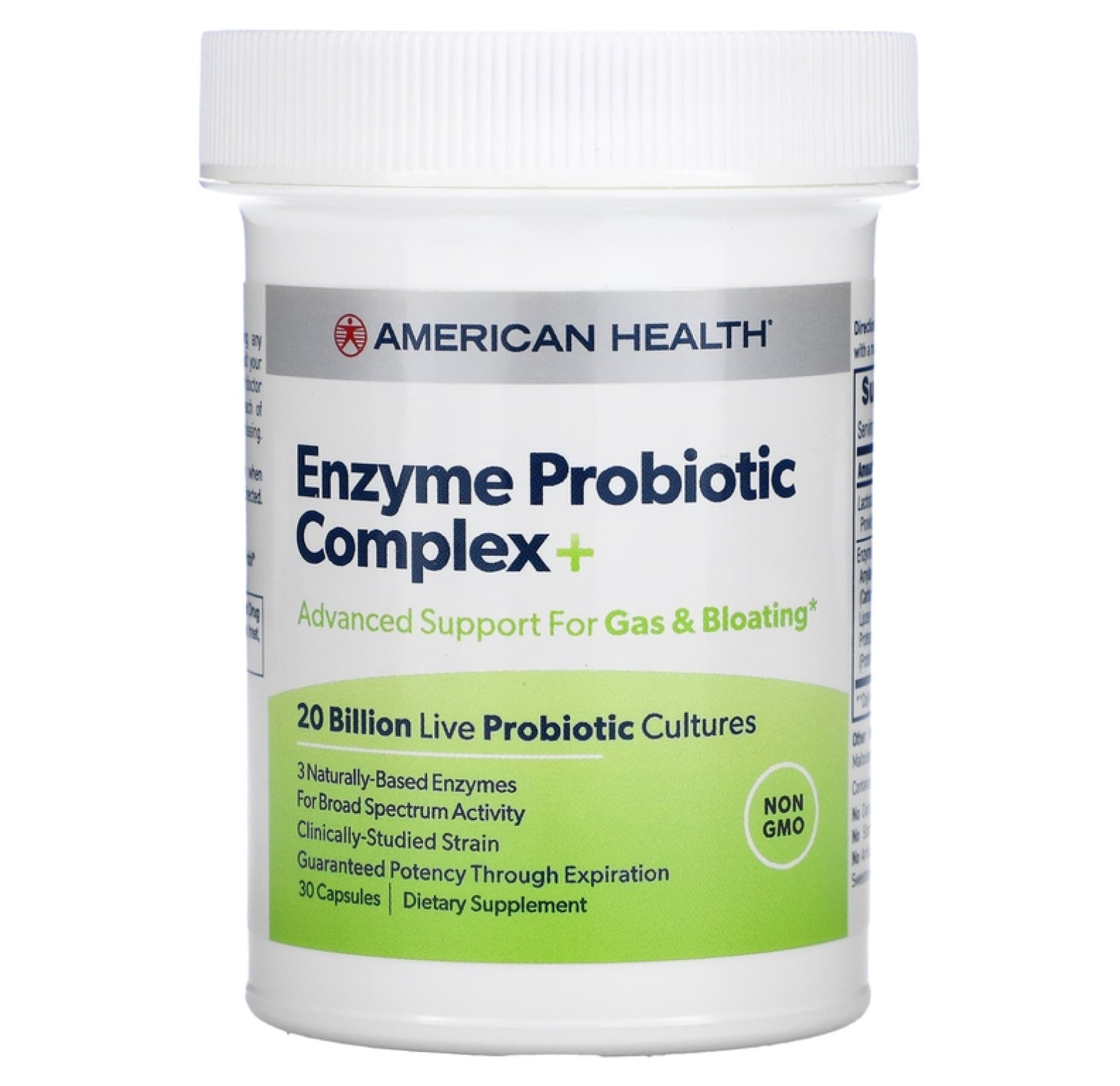 American Health, Ферментный пробиотический комплекс +, 30 капсул