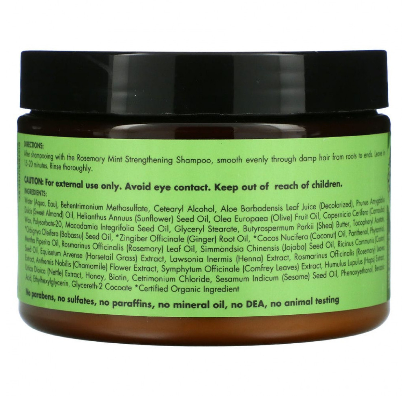 Mielle, Укрепляющая маска для волос, розмарин и мята, 340 г