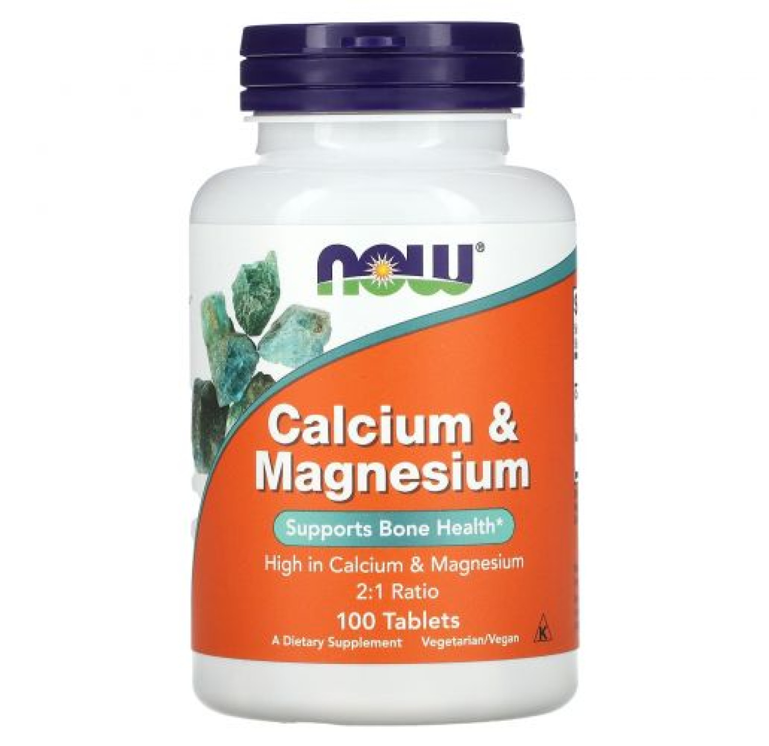 NOW Foods, Кальций и магний, 100 таблеток