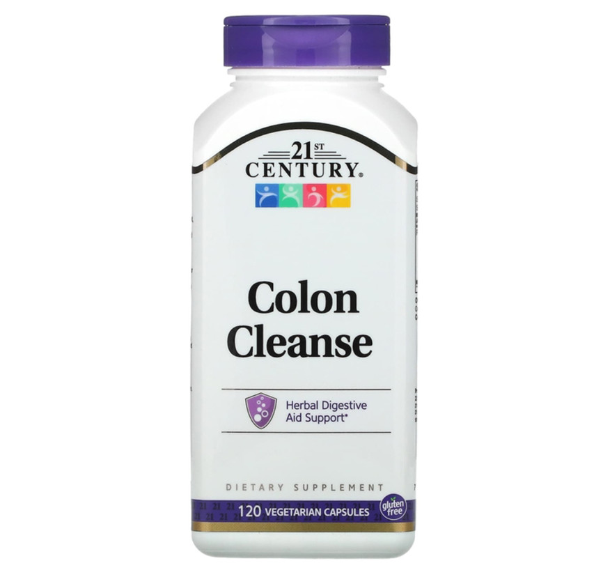21st Century, Очищение кишечника, 120 вегетарианских капсул