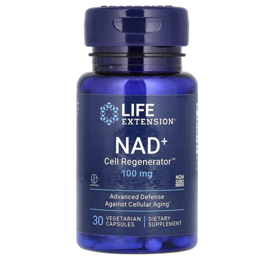 Life Extension, регенератор НАД и клеток, 100 мг, 30 вегетарианских капсул