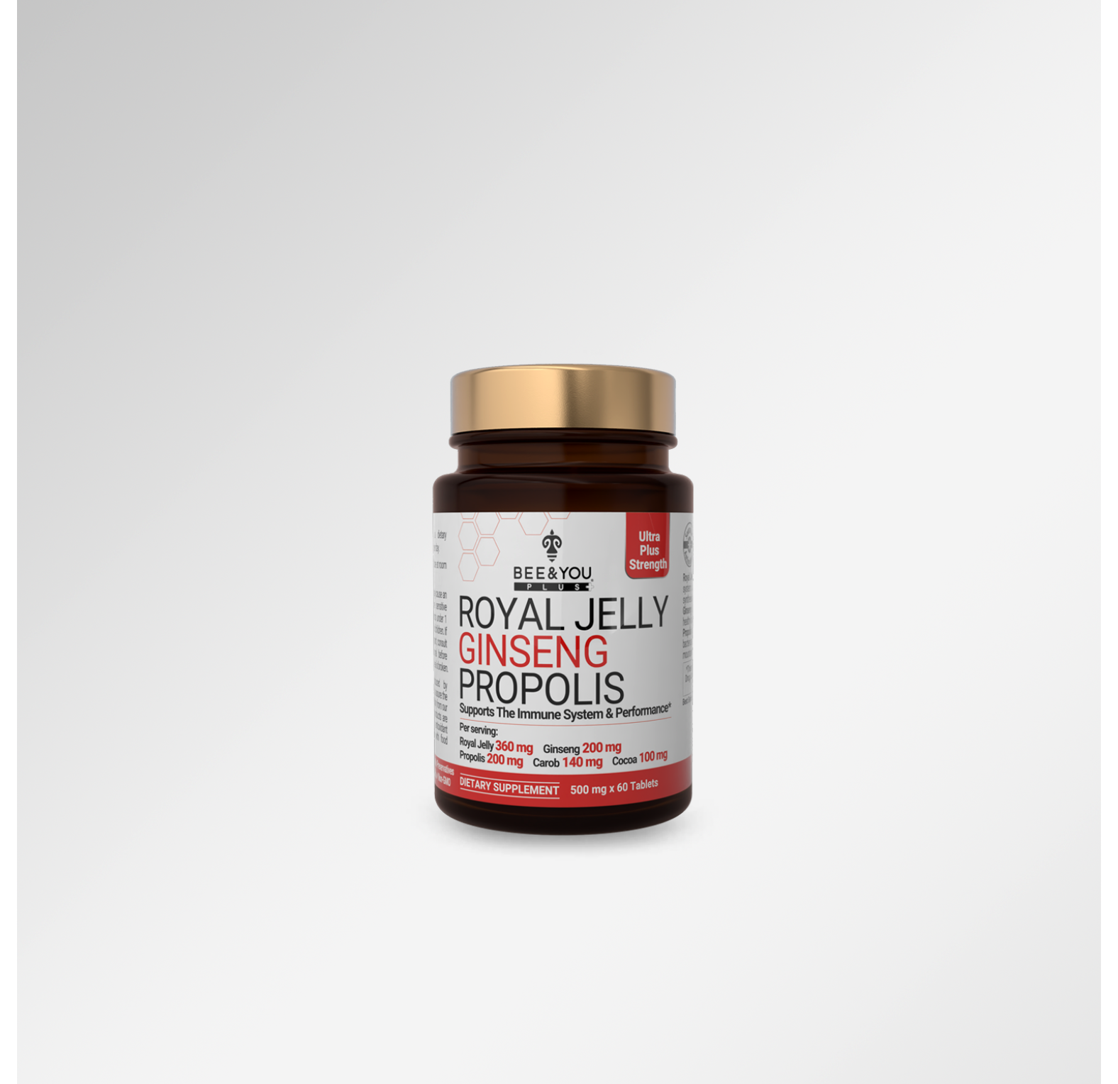 BEE&YOU/ Комплекс с маточным молочком, женьшенем и прополисом,60 шт