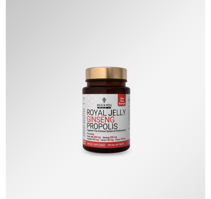 BEE&YOU/ Комплекс с маточным молочком, женьшенем и прополисом,60 шт
