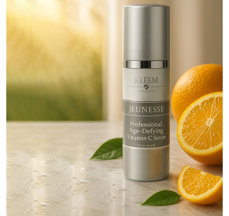 Kleem Organics, Jeunesse, профессиональная антивозрастная сыворотка с витамином C, 50 мл