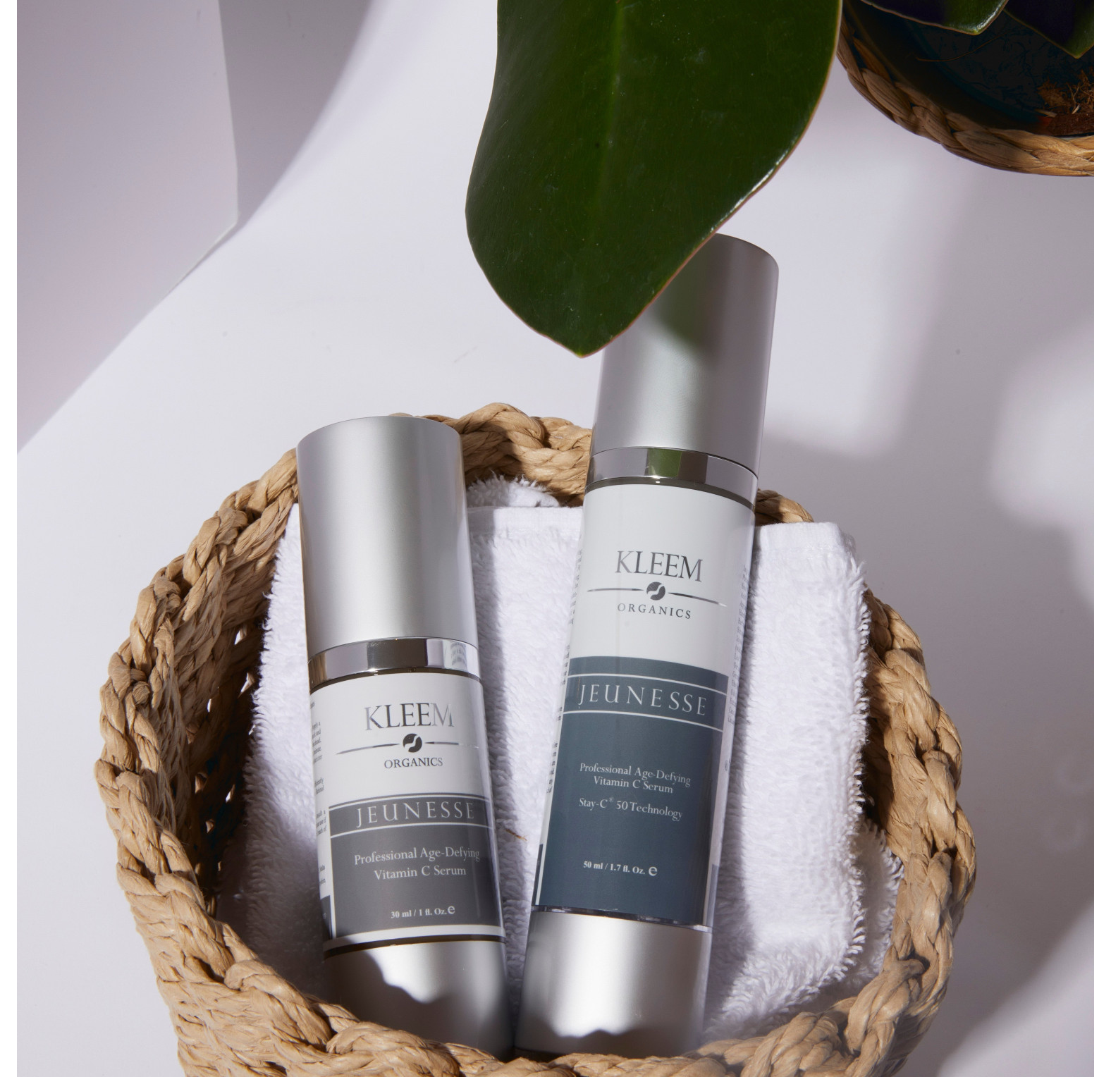 Kleem Organics, Jeunesse, профессиональная антивозрастная сыворотка с витамином C, 50 мл