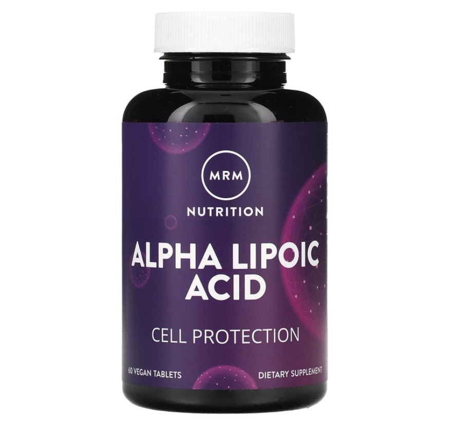 MRM Nutrition, Альфа-липоевая кислота, 60 веганских таблеток (300 мг на таблетку)