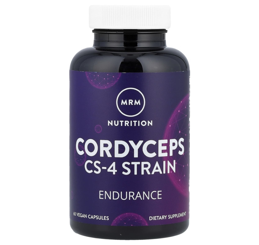MRM Nutrition, кордицепс, штамм CS-4, 60 веганских капсул (750 мг в 1 капсуле)