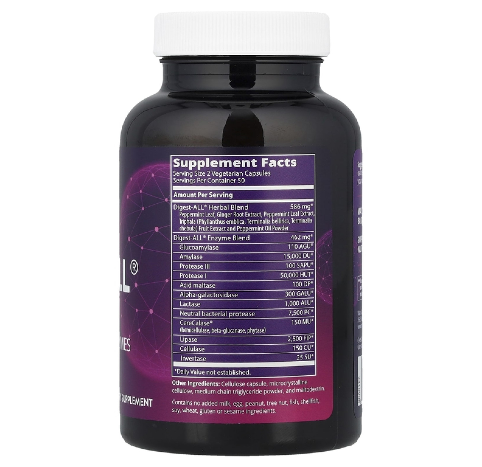 MRM Nutrition, Nutrition, Digest-ALL, ферменты, 100 капсул