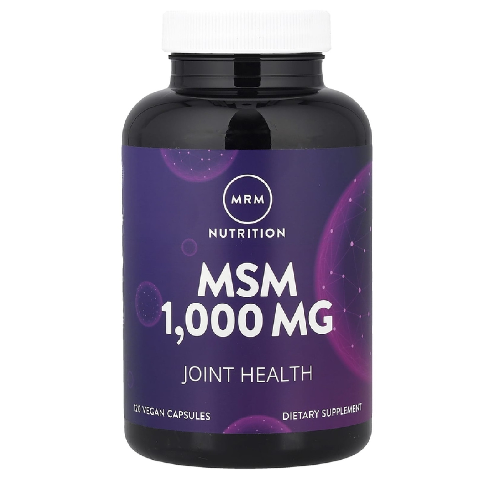 MRM Nutrition, Nutrition, МСМ, 1000 мг, 120 веганских капсул