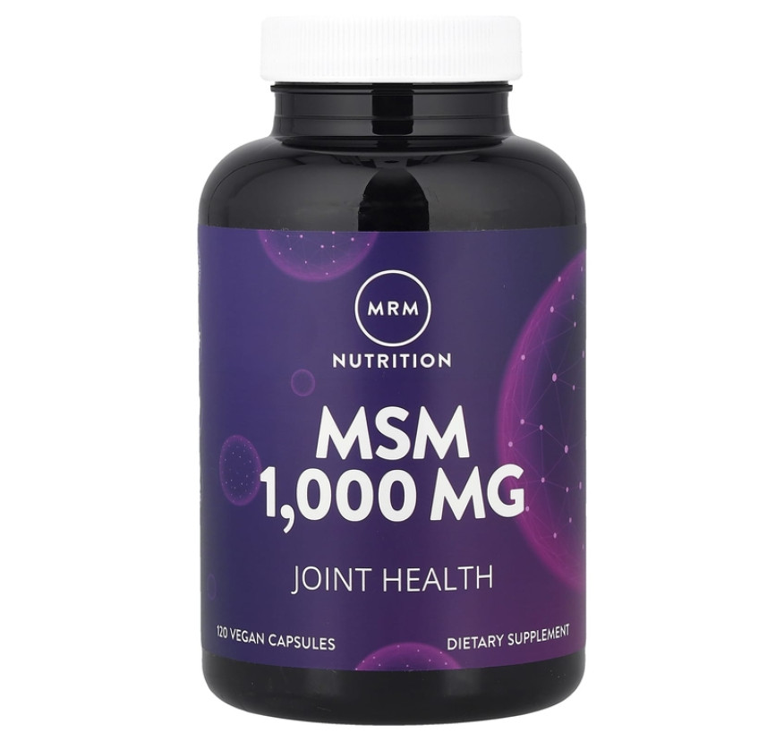 MRM Nutrition, Nutrition, МСМ, 1000 мг, 120 веганских капсул
