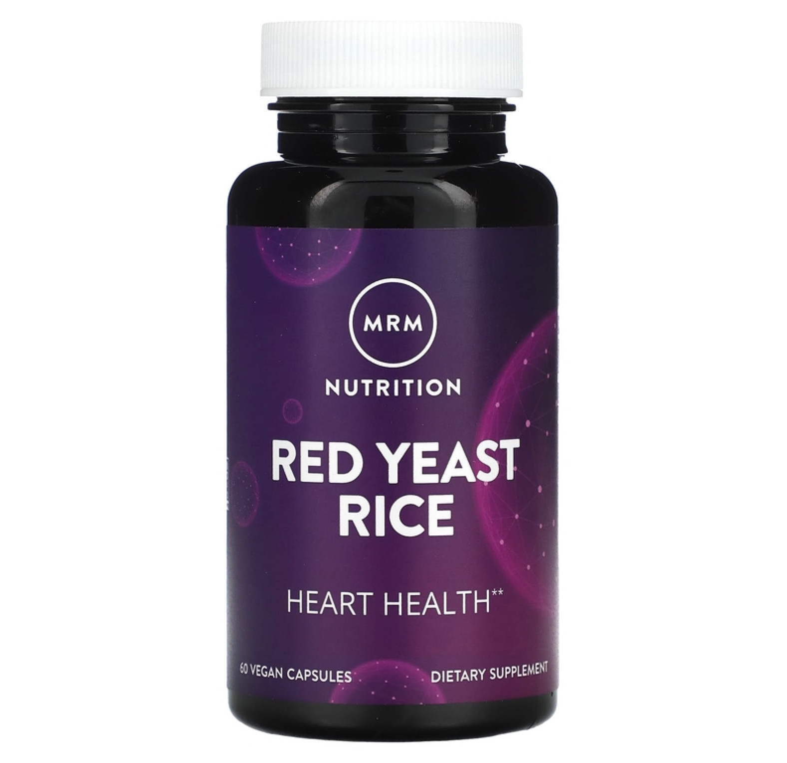 MRM Nutrition, Красный дрожжевой рис, 60 веганских капсул (600 мг в 1 капсуле)