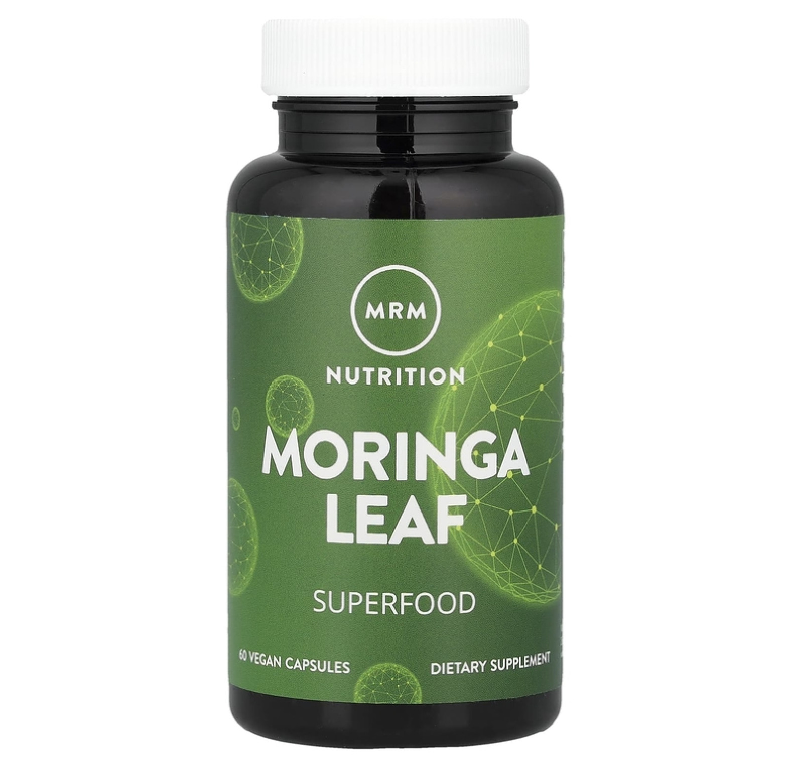 MRM Nutrition, листья моринги, 60 веганских капсул (600 мг в 1 капсуле)