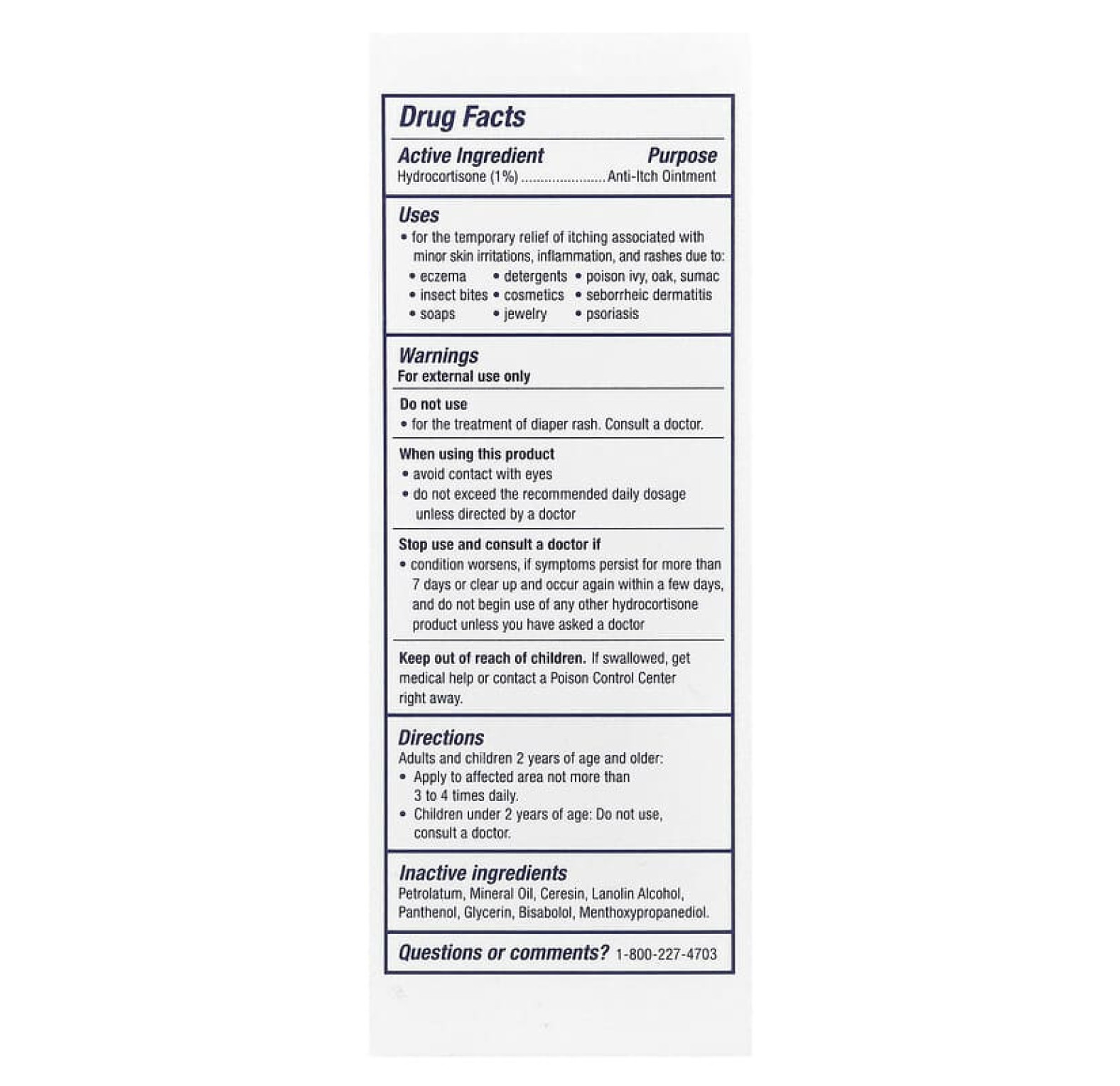 Aquaphor, Мазь для снятия зуда, максимальная эффективность, без отдушек, 56 г