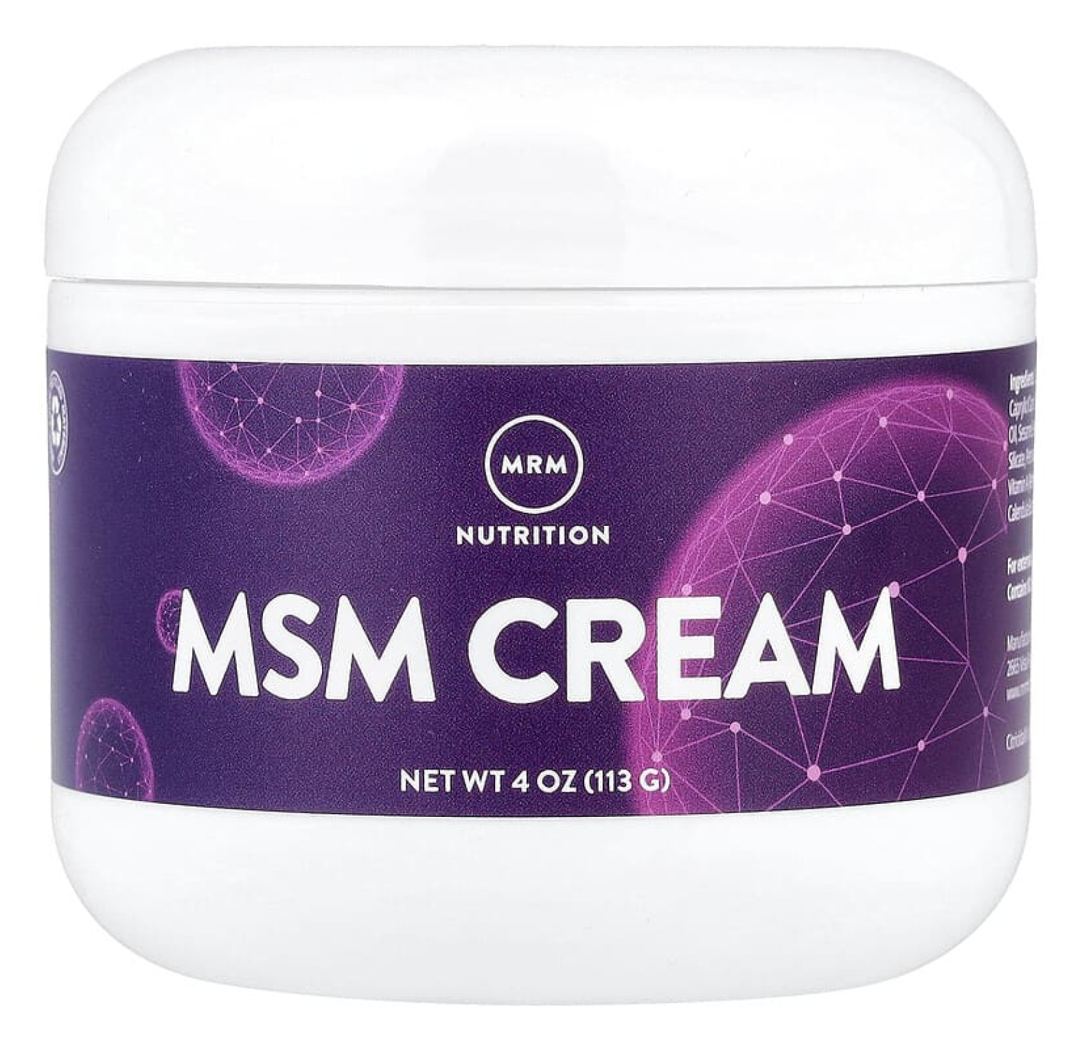 MRM Nutrition, крем с МСМ, 113 г