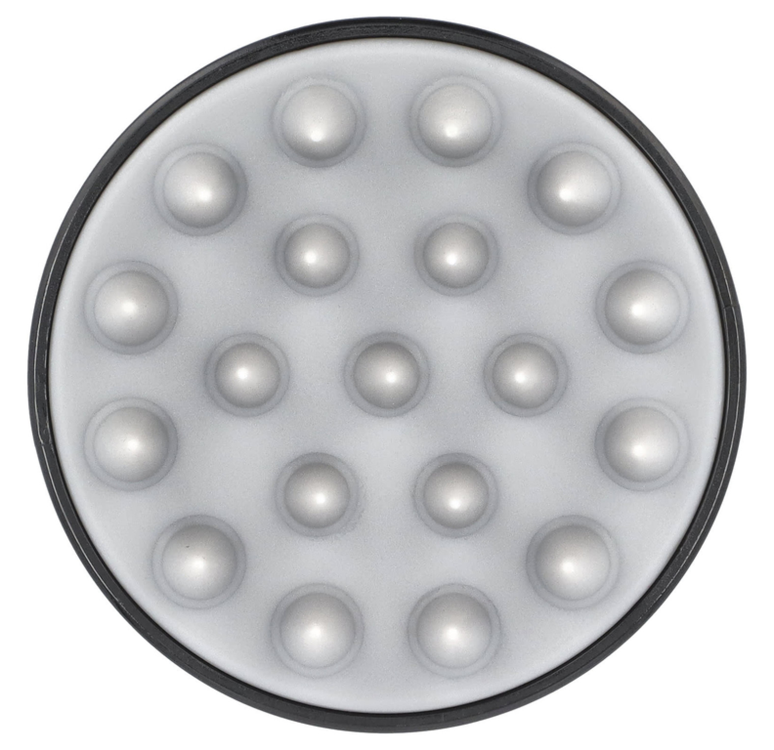 Giovanni, Щетка для массажа кожи головы и шампуня, черная, 1 шт.