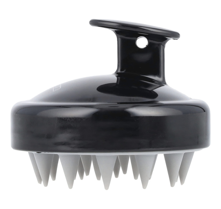 Giovanni, Щетка для массажа кожи головы и шампуня, черная, 1 шт.