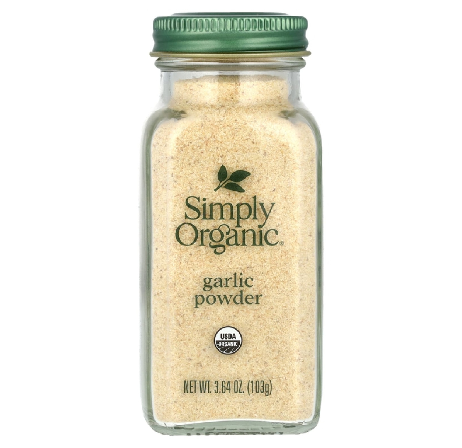 Simply Organic, чесночный порошок, 103 г (3,64 унции)