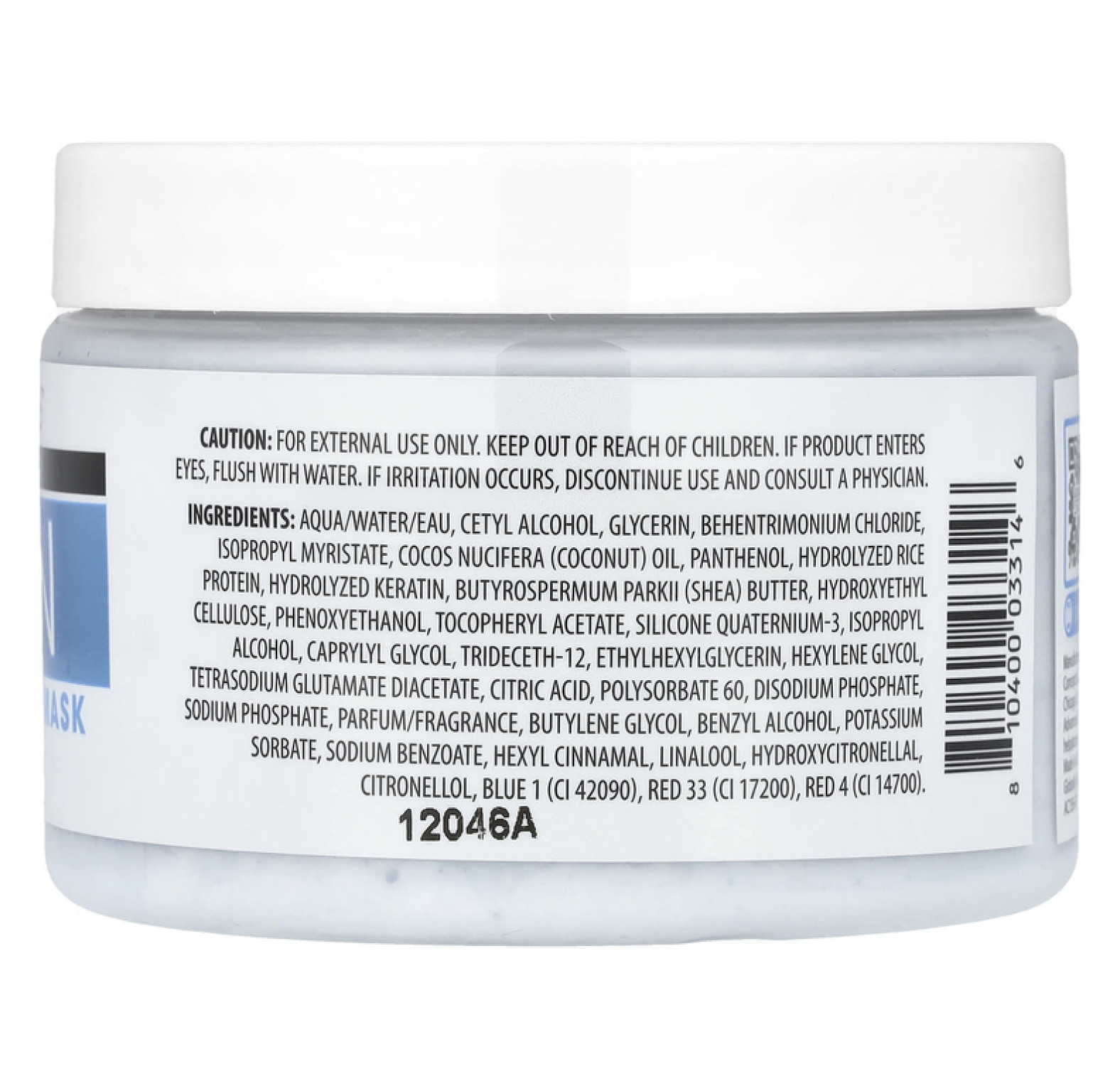 Advanced Clinicals, маска с кератином для гладкости волос, 340 г (12 унций)