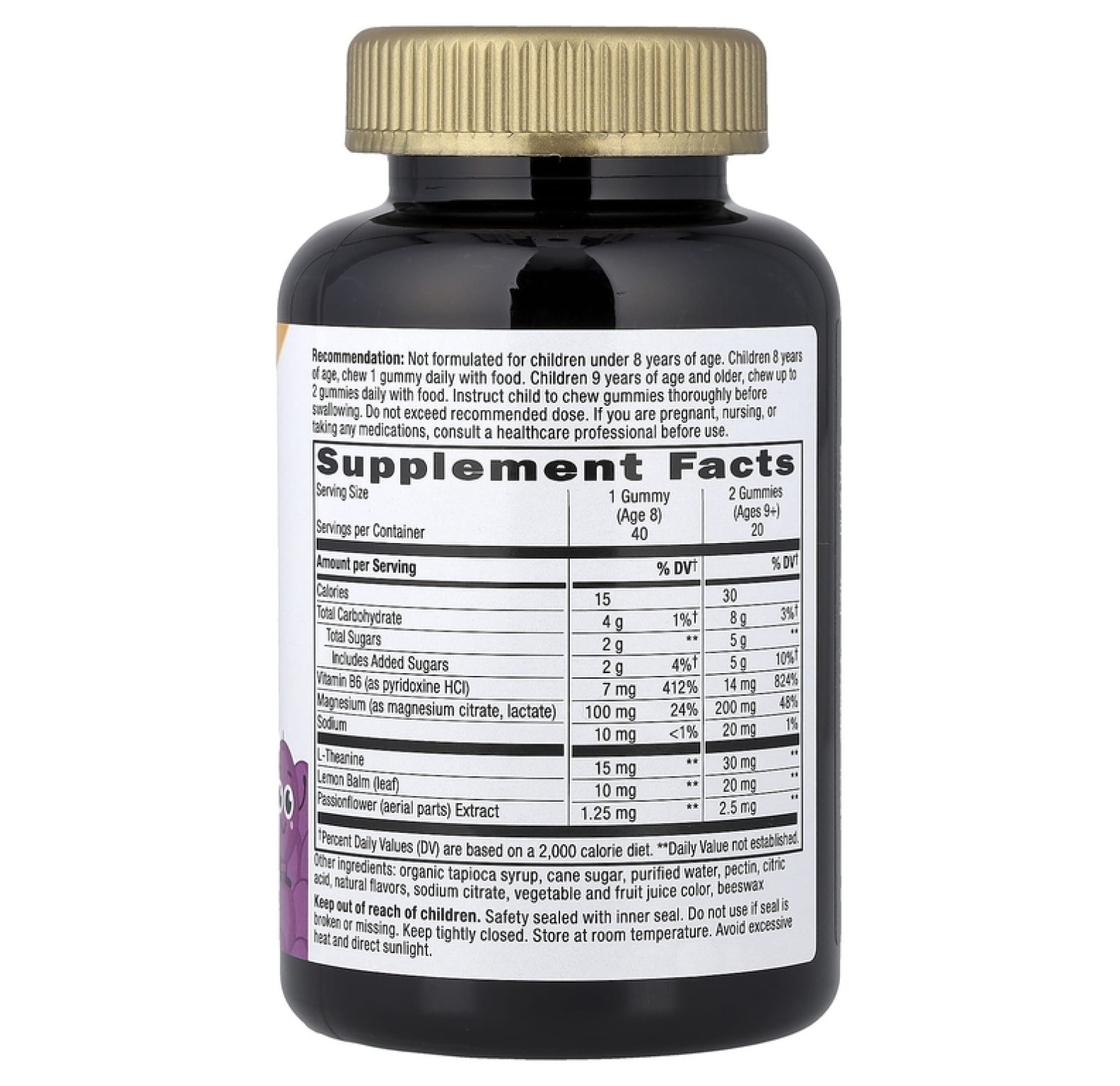 Nature's Way, Cool & Calm, жевательная таблетка для детей, от 8 лет, со вкусом винограда, 40 жевательных таблеток