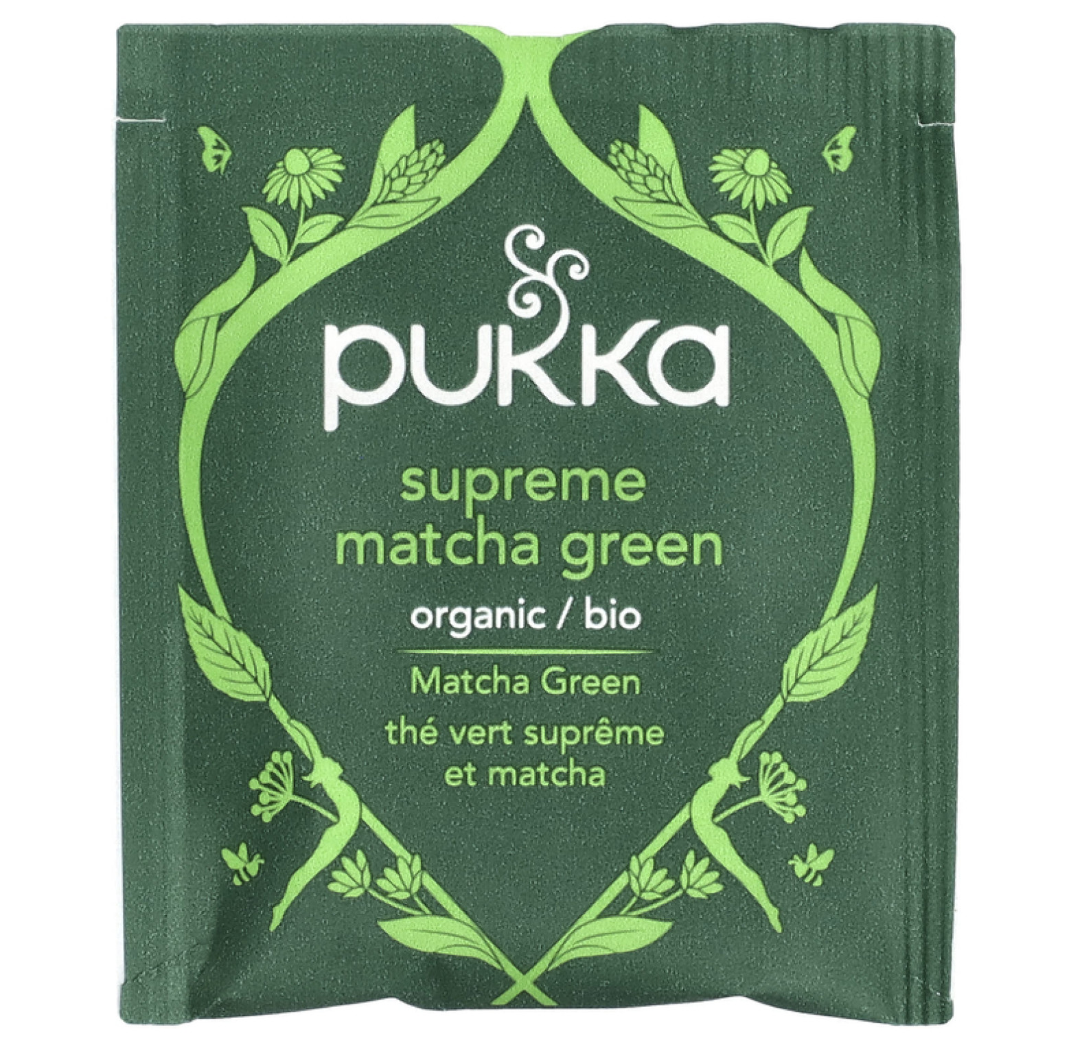 Pukka Herbs, органический зеленый чай, высшего качества зеленый матча, 20 саше, 30 г (1,05 унции