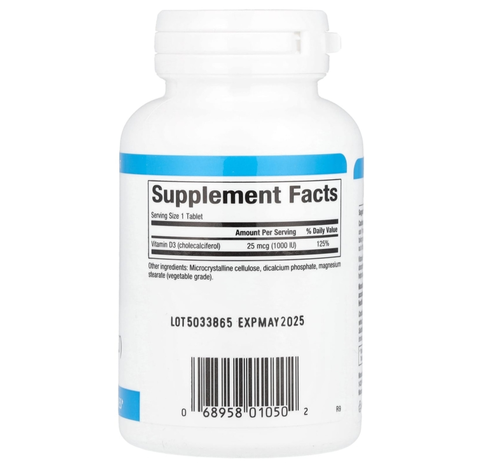 Natural Factors, витамин D3, 25 мкг (1000 МЕ), 90 таблеток