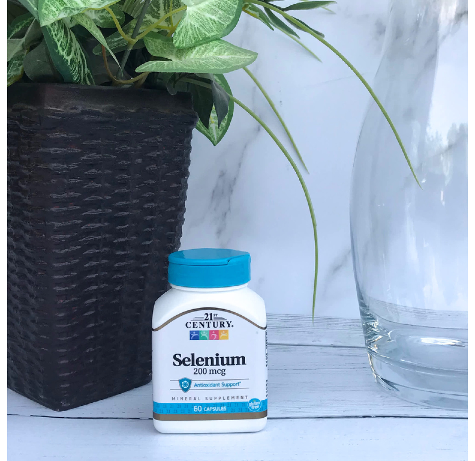 21st Century, Селен, 200 мкг, 60 капсул