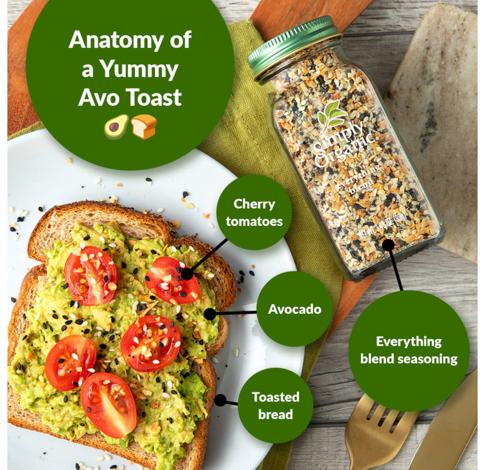 Simply Organic, Everything Blend, 99 г (3,49 унции)