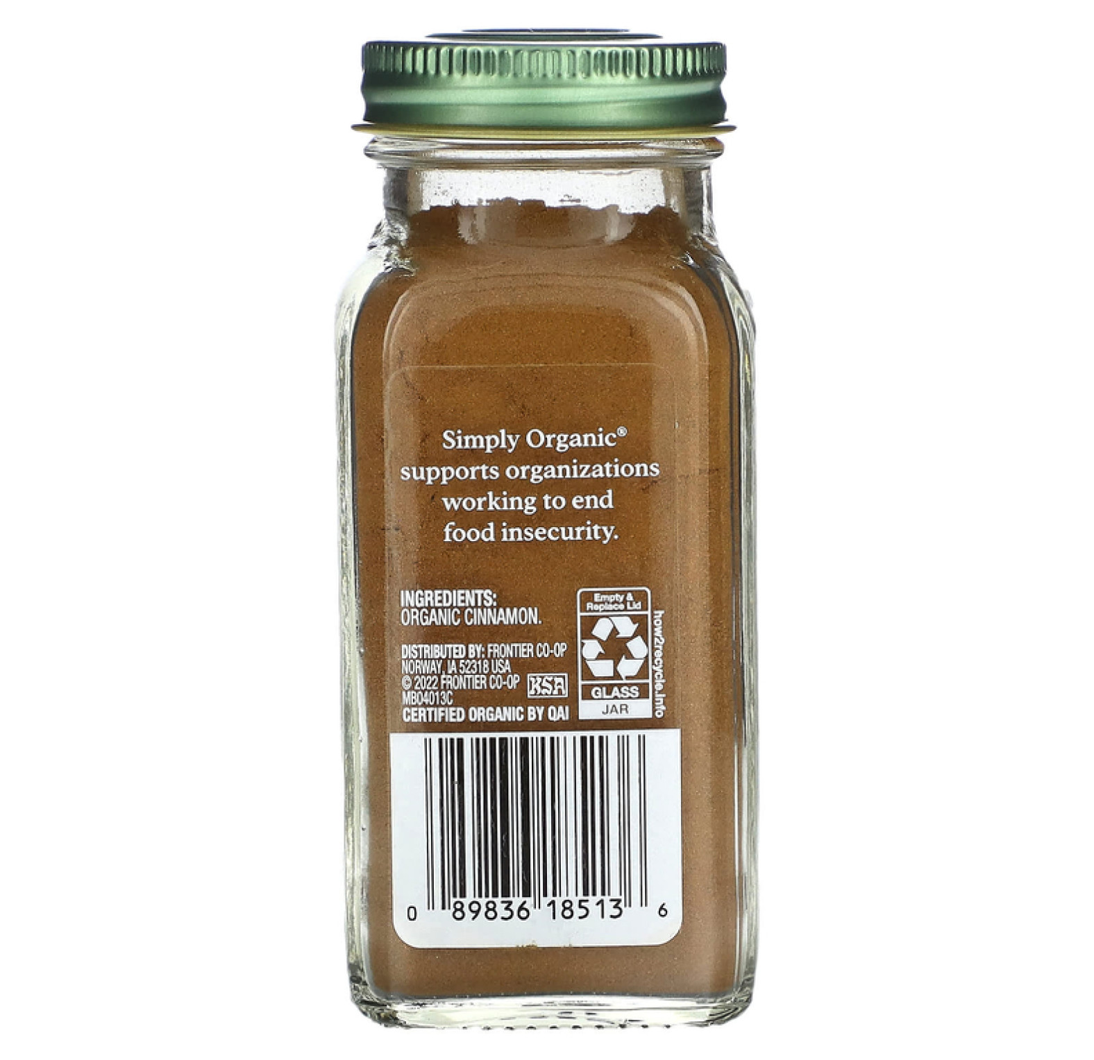 Simply Organic, корица, 69 г (2,45 унции)